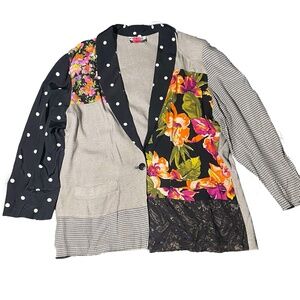 Marnie West: Vintage Abstract Blazer